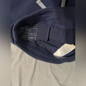 Navy Blue Figs Kade Cargo Scrub Pant